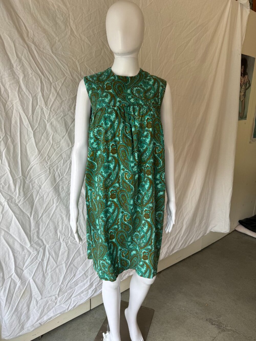 1960's paisley sun dress